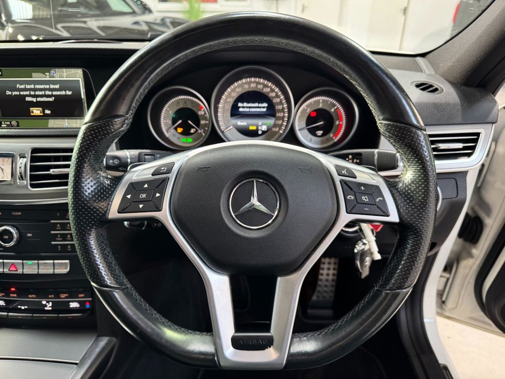 USED 2015 15 MERCEDES-BENZ E-CLASS 3.0 E350 V6 BlueTEC AMG Night Edition (Premium) Estate 5dr Diesel G-Tronic+ Euro 6 (s/s) (258 ps) PAN ROOF+HEAT LEATHER+REAR CAM