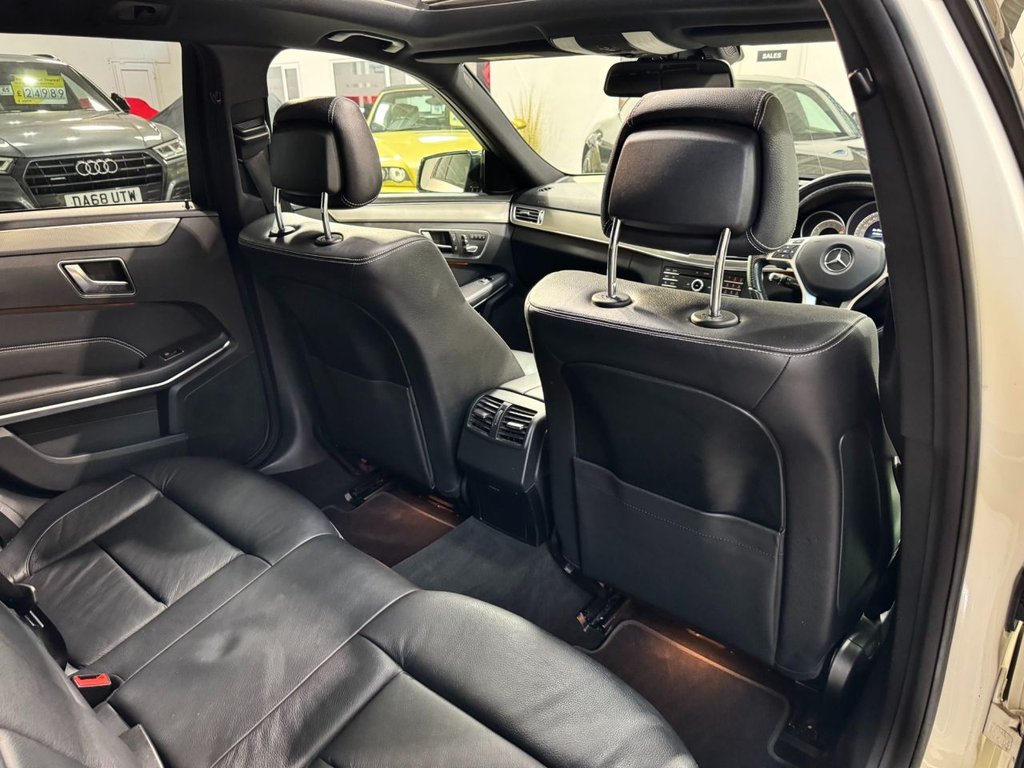 USED 2015 15 MERCEDES-BENZ E-CLASS 3.0 E350 V6 BlueTEC AMG Night Edition (Premium) Estate 5dr Diesel G-Tronic+ Euro 6 (s/s) (258 ps) PAN ROOF+HEAT LEATHER+REAR CAM