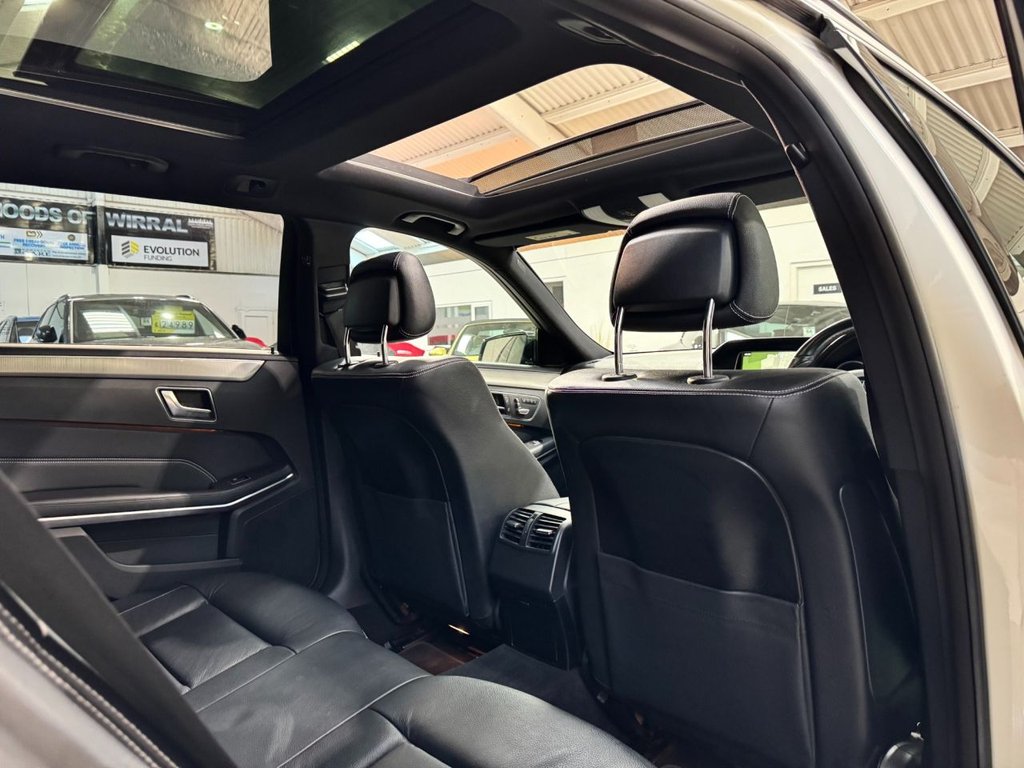 USED 2015 15 MERCEDES-BENZ E-CLASS 3.0 E350 V6 BlueTEC AMG Night Edition (Premium) Estate 5dr Diesel G-Tronic+ Euro 6 (s/s) (258 ps) PAN ROOF+HEAT LEATHER+REAR CAM
