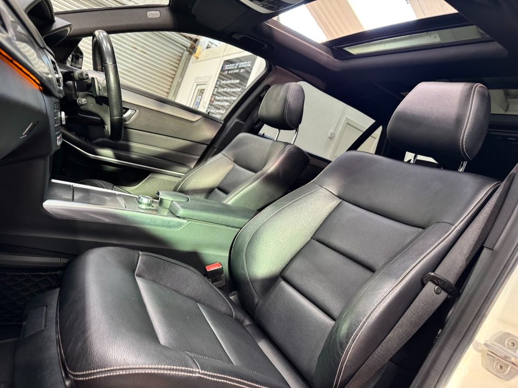 USED 2015 15 MERCEDES-BENZ E-CLASS 3.0 E350 V6 BlueTEC AMG Night Edition (Premium) Estate 5dr Diesel G-Tronic+ Euro 6 (s/s) (258 ps) PAN ROOF+HEAT LEATHER+REAR CAM