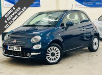 USED 2018 18 FIAT 500 1.2 Lounge Hatchback Panoramic 3 Door Petrol Manual Euro 6 (s/s) (69 bhp) ULEZ EURO 6 COMPLIANT