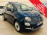USED 2018 18 FIAT 500 1.2 Lounge Hatchback Panoramic 3 Door Petrol Manual Euro 6 (s/s) (69 bhp) ULEZ EURO 6 COMPLIANT