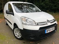USED 2015 64 CITROEN BERLINGO 1.6 HDi 625 Enterprise Panel Van 5dr Diesel Manual L1 (Euro 5) (135 g/km, 75 bhp) ONLY 71,000 MILES //ONLY 1 OWNER//AIRCON//REAR PARK SENSORS//BLUETOOTH//DAB//GREAT SERVICE HISTORY- //VERY WELL KEEP VAN THROUGHOUT////NEW CAMBELT/WATER-PUMP JUST FITTED BY US//X3 SEATS////X11 SERVICE INVOICES ONLY 87,000 MILES //ONLY 1 OWNER//AIRCON//REAR PARK SENSORS//BLUETOOTH//DAB//GREAT SERVICE HISTORY- //VERY WELL KEEP VAN THROUGHOUT////NEW CAMBELT/WATER-PUMP JUST FITTED BY US//X3 SEATS////X11 SERVICE INVOICES