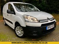 USED 2015 64 CITROEN BERLINGO 1.6 HDi 625 Enterprise Panel Van 5dr Diesel Manual L1 (Euro 5) (135 g/km, 75 bhp) ONLY 71,000 MILES //ONLY 1 OWNER//AIRCON//REAR PARK SENSORS//BLUETOOTH//DAB//GREAT SERVICE HISTORY- //VERY WELL KEEP VAN THROUGHOUT////NEW CAMBELT/WATER-PUMP JUST FITTED BY US//X3 SEATS////X11 SERVICE INVOICES ONLY 87,000 MILES //ONLY 1 OWNER//AIRCON//REAR PARK SENSORS//BLUETOOTH//DAB//GREAT SERVICE HISTORY- //VERY WELL KEEP VAN THROUGHOUT////NEW CAMBELT/WATER-PUMP JUST FITTED BY US//X3 SEATS////X11 SERVICE INVOICES