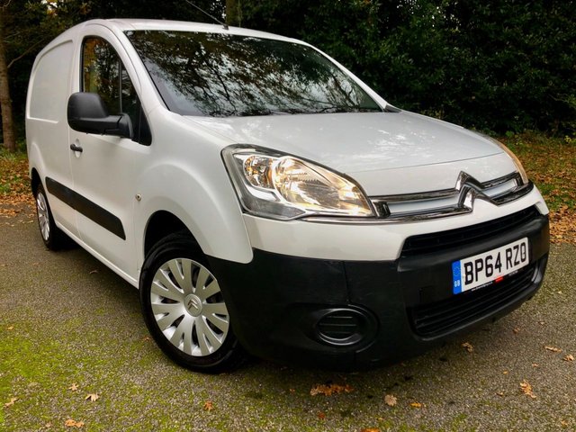 2015 64 Citroen Berlingo 1.6 HDi 625 Enterprise Panel Van 5dr Diesel Manual L1 (Euro 5) (135 g/km, 75 bhp) ONLY 71,000 MILES //ONLY 1 OWNER//AIRCON//REAR PARK SENSORS//BLUETOOTH//DAB//GREAT SERVICE HISTORY- //VERY WELL KEEP VAN THROUGHOUT////NEW CAMBELT/WATER-PUMP JUST FITTED BY US//X3 SEATS////X11 SERVICE INVOICES