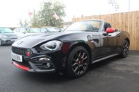 USED 2018 18 ABARTH 124 SPIDER 1.4 MultiAir Convertible 2dr Petrol AUTOMATIC Euro 6 (170 ps) VIEW AND RESERVE ONLINE OR CALL 01527-853940 FOR MORE INFO.