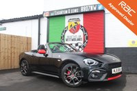 USED 2018 18 ABARTH 124 SPIDER 1.4 MultiAir Convertible 2dr Petrol AUTOMATIC Euro 6 (170 ps) VIEW AND RESERVE ONLINE OR CALL 01527-853940 FOR MORE INFO.
