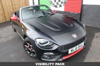 USED 2018 18 ABARTH 124 SPIDER 1.4 MultiAir Convertible 2dr Petrol AUTOMATIC Euro 6 (170 ps) VIEW AND RESERVE ONLINE OR CALL 01527-853940 FOR MORE INFO.