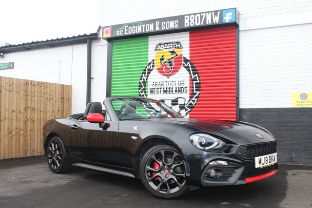 2018 18 Abarth 124 Spider 1.4 MultiAir Convertible 2dr Petrol AUTOMATIC Euro 6 (170 ps)