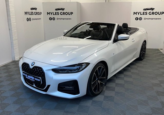 2021 BMW 4 Series 2.0 420i M Sport Convertible 2dr Petrol Auto Euro 6 (s/s) (184 ps)