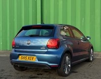USED 2015 15 VOLKSWAGEN POLO 1.4 TSI BlueMotion Tech ACT BlueGT Hatchback 3dr Petrol DSG Euro 6 (s/s) (150 ps) BLUETOOTH +  AUDIO CONNECTIVITY +  AUX +  USB +  DAB RADIO +  SAT NAVIGATION +  PART LEATHER TRIM +  TRACTION CONTROL +  CRUISE CONTROL+  SPARE WHEEL +  17 INCH ALLOY WHEEL +