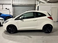 USED 2016 16 FORD KA 1.2 Zetec White Edition Hatchback 3dr Petrol Manual Euro 6 (s/s) (69 ps) BLACK ALLOYS+ B/TOOTH+PRIVACY