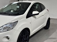 USED 2016 16 FORD KA 1.2 Zetec White Edition Hatchback 3dr Petrol Manual Euro 6 (s/s) (69 ps) BLACK ALLOYS+ B/TOOTH+PRIVACY
