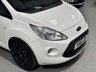 USED 2016 16 FORD KA 1.2 Zetec White Edition Hatchback 3dr Petrol Manual Euro 6 (s/s) (69 ps) BLACK ALLOYS+ B/TOOTH+PRIVACY