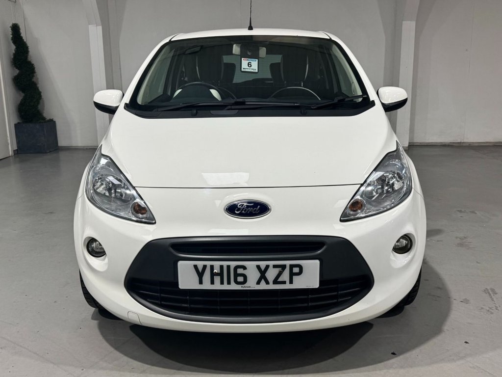 USED 2016 16 FORD KA 1.2 Zetec White Edition Hatchback 3dr Petrol Manual Euro 6 (s/s) (69 ps) BLACK ALLOYS+ B/TOOTH+PRIVACY