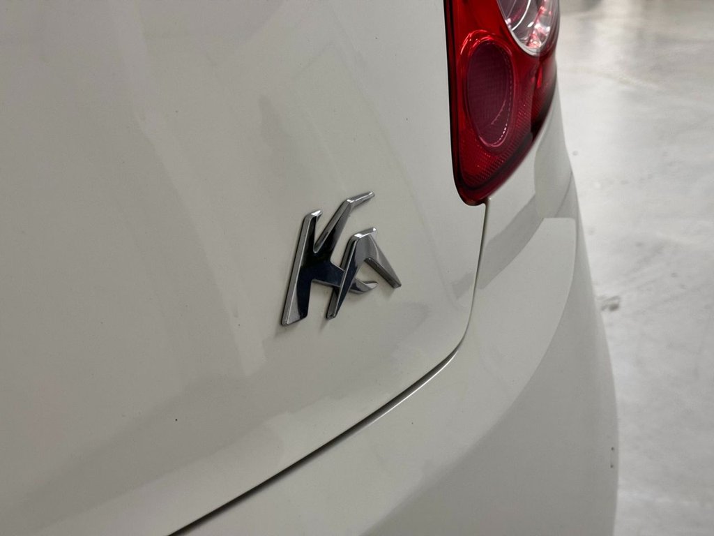 USED 2016 16 FORD KA 1.2 Zetec White Edition Hatchback 3dr Petrol Manual Euro 6 (s/s) (69 ps) BLACK ALLOYS+ B/TOOTH+PRIVACY