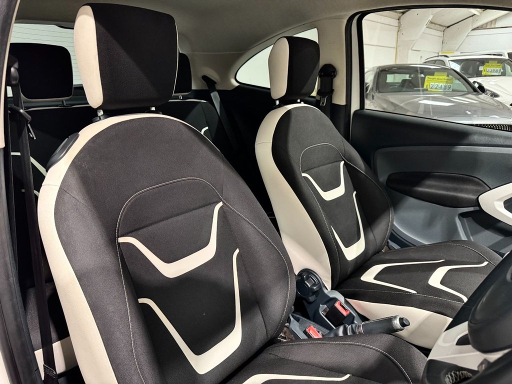 USED 2016 16 FORD KA 1.2 Zetec White Edition Hatchback 3dr Petrol Manual Euro 6 (s/s) (69 ps) BLACK ALLOYS+ B/TOOTH+PRIVACY