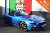 USED 2017 67 ABARTH 124 SPIDER 1.4 MultiAir Convertible 2dr Petrol Manual Euro 6 (170 ps) VIEW AND RESERVE ONLINE OR CALL 01527-853940 FOR MORE INFO.