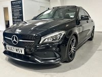 USED 2017 MERCEDES-BENZ CLA 2.1 CLA220d AMG Line Coupe 4dr Diesel 7G-DCT Euro 6 (s/s) (177 ps) CAR PLAY+PAN ROOF+ REAR CAMERA