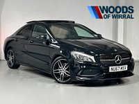 USED 2017 MERCEDES-BENZ CLA 2.1 CLA220d AMG Line Coupe 4dr Diesel 7G-DCT Euro 6 (s/s) (177 ps) CAR PLAY+PAN ROOF+ REAR CAMERA