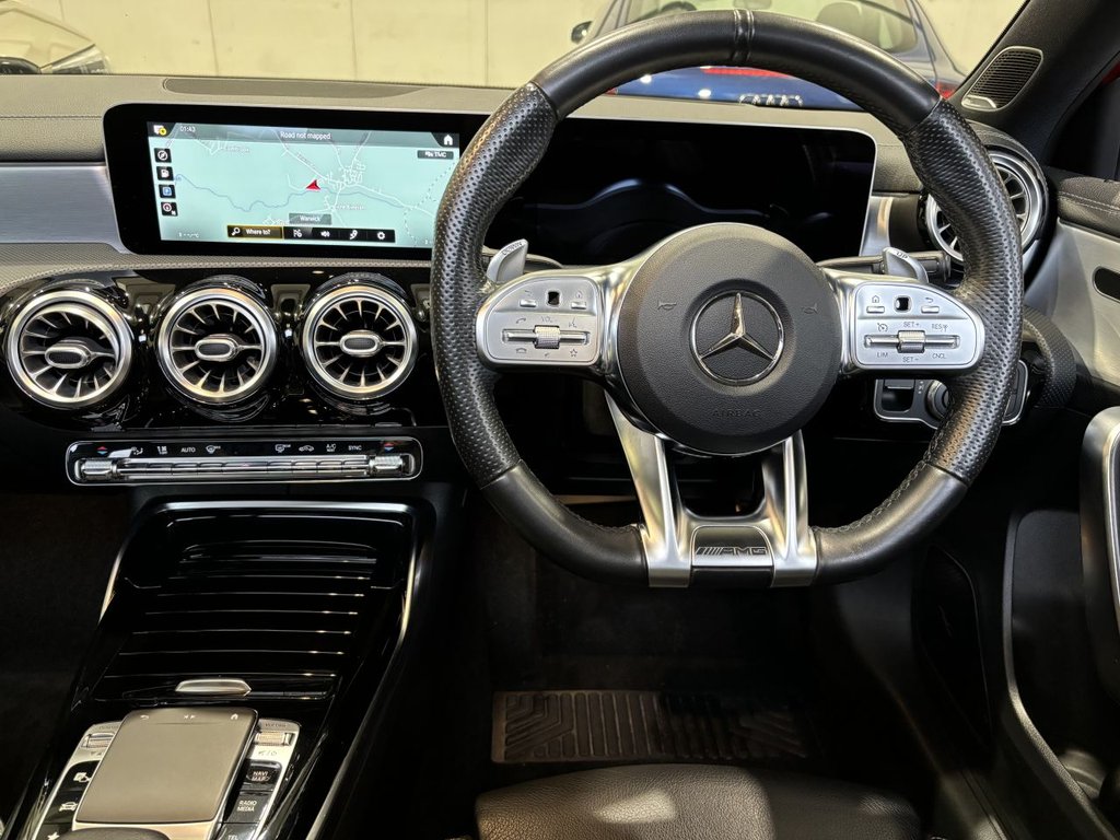 USED 2019 P MERCEDES-BENZ A-CLASS 2.0 A35 AMG (Premium Plus) Hatchback 5dr Petrol SpdS DCT 4MATIC Euro 6 (s/s) (306 ps) AERO KIT|PAN ROOF|2YR WARRANTY