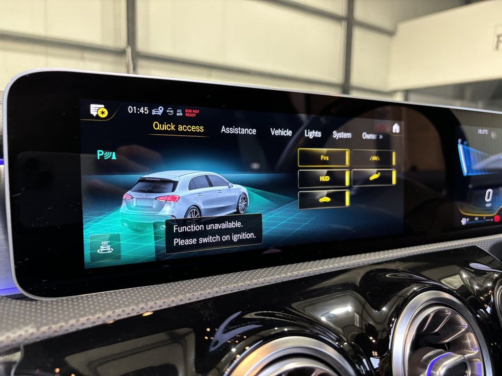 USED 2019 P MERCEDES-BENZ A-CLASS 2.0 A35 AMG (Premium Plus) Hatchback 5dr Petrol SpdS DCT 4MATIC Euro 6 (s/s) (306 ps) AERO KIT|PAN ROOF|2YR WARRANTY