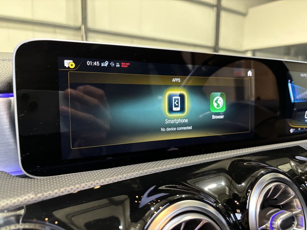 USED 2019 P MERCEDES-BENZ A-CLASS 2.0 A35 AMG (Premium Plus) Hatchback 5dr Petrol SpdS DCT 4MATIC Euro 6 (s/s) (306 ps) AERO KIT|PAN ROOF|2YR WARRANTY