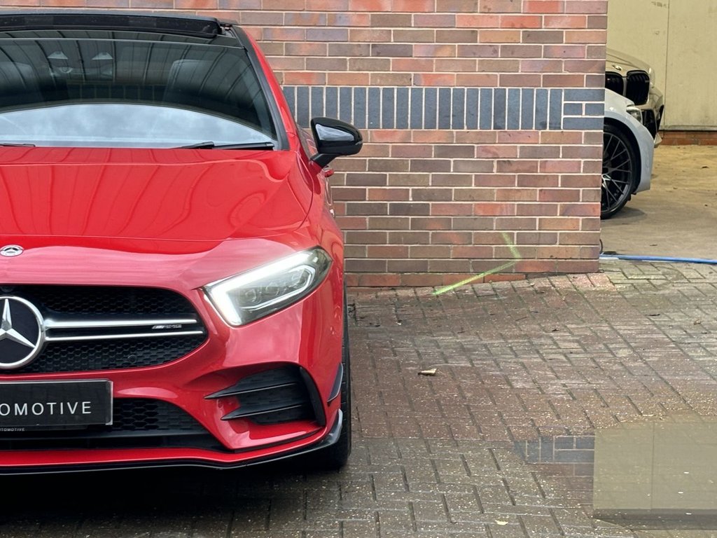 USED 2019 P MERCEDES-BENZ A-CLASS 2.0 A35 AMG (Premium Plus) Hatchback 5dr Petrol SpdS DCT 4MATIC Euro 6 (s/s) (306 ps) AERO KIT|PAN ROOF|2YR WARRANTY