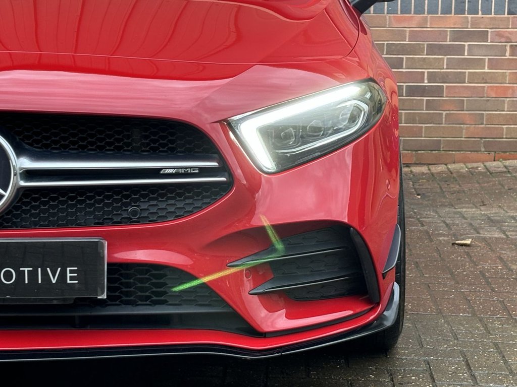 USED 2019 P MERCEDES-BENZ A-CLASS 2.0 A35 AMG (Premium Plus) Hatchback 5dr Petrol SpdS DCT 4MATIC Euro 6 (s/s) (306 ps) AERO KIT|PAN ROOF|2YR WARRANTY