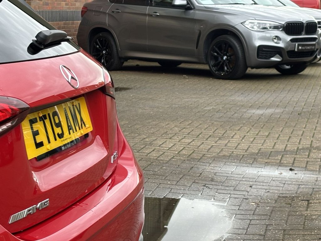USED 2019 P MERCEDES-BENZ A-CLASS 2.0 A35 AMG (Premium Plus) Hatchback 5dr Petrol SpdS DCT 4MATIC Euro 6 (s/s) (306 ps) AERO KIT|PAN ROOF|2YR WARRANTY