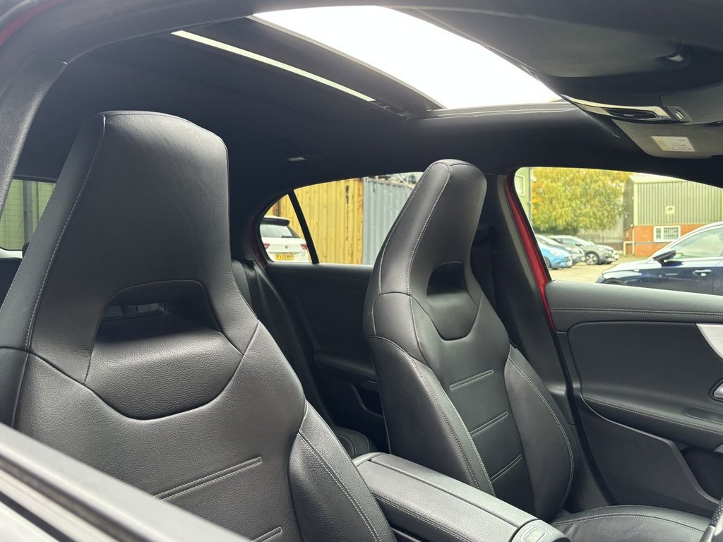 USED 2019 P MERCEDES-BENZ A-CLASS 2.0 A35 AMG (Premium Plus) Hatchback 5dr Petrol SpdS DCT 4MATIC Euro 6 (s/s) (306 ps) AERO KIT|PAN ROOF|2YR WARRANTY