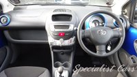 USED 2010 59 TOYOTA AYGO 1.0 VVT-i Blue Hatchback 5dr Petrol MultiMode Euro 4 (67 bhp) 