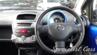 USED 2010 59 TOYOTA AYGO 1.0 VVT-i Blue Hatchback 5dr Petrol MultiMode Euro 4 (67 bhp) 