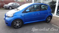 USED 2010 59 TOYOTA AYGO 1.0 VVT-i Blue Hatchback 5dr Petrol MultiMode Euro 4 (67 bhp) 