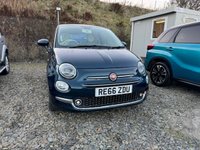 USED 2016 66 FIAT 500 1.2 Lounge Hatchback 3dr Petrol Manual Euro 6 (s/s) (69 bhp) 