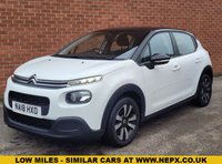 USED 2018 18 CITROEN C3 1.2 PureTech Feel Hatchback 5dr Petrol Manual Euro 6 (82 ps) JUST ARRIVED - SERVICE HISTORY
