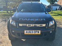 USED 2013 63 FORD RANGER 3.2 TDCi Wildtrak Pickup Double Cab 4dr Diesel Manual 4WD Euro 5 (200 ps) 111510 miles no vat to pay