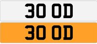 USED NUMBER PLATE PLATE 