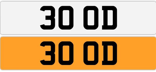 View our Number Plate Plate 