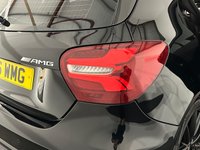USED 2016 16 MERCEDES-BENZ A-CLASS 2.0 A45 AMG Hatchback 5dr Petrol SpdS DCT 4MATIC Euro 6 (s/s) (381 ps) Cosmos Metallic Black, Leather / Alcantara, Nappa Leather Multi Function Steering Wheel,
