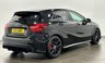 USED 2016 16 MERCEDES-BENZ A-CLASS 2.0 A45 AMG Hatchback 5dr Petrol SpdS DCT 4MATIC Euro 6 (s/s) (381 ps) Cosmos Metallic Black, Leather / Alcantara, Nappa Leather Multi Function Steering Wheel,