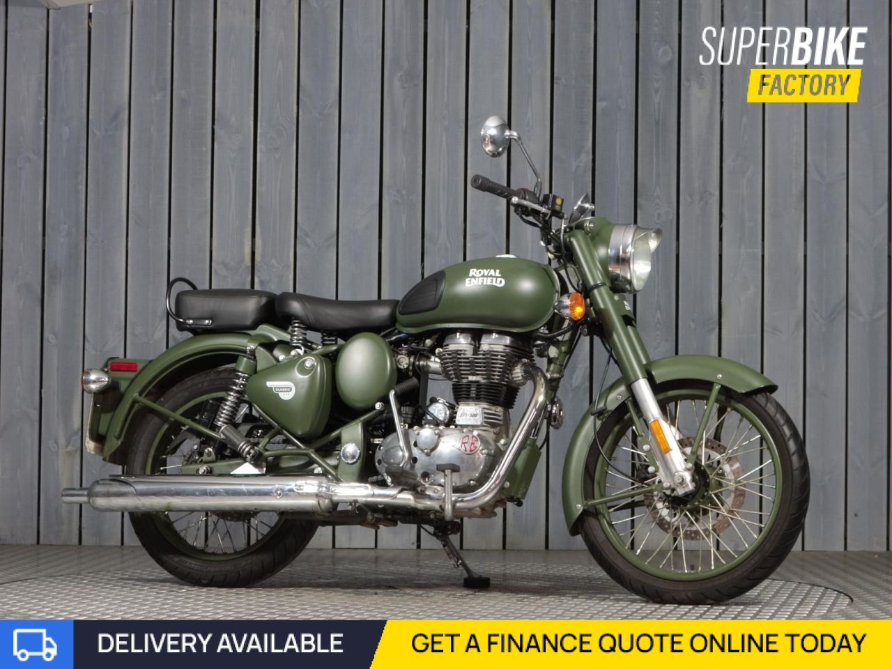 Army Colour Royal Enfield Bullet 500 Military Royal Enfield