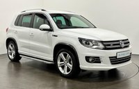 USED 2014 64 VOLKSWAGEN TIGUAN 2.0 TDI BlueMotion Tech R-Line SUV 5dr Diesel Manual 4WD Euro 5 (s/s) (Nav) (140 ps) 2.0 Tiquan R - Line 4MOTION 4WD  Navigation, Park Sensors Front / Rear, Two Tone R - Line Interior Complete Service Record