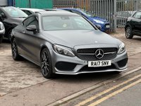 USED 2017 17 MERCEDES-BENZ C-CLASS 3.0 C43 V6 AMG (Premium Plus) Coupe 2dr Petrol G-Tronic+ 4MATIC Euro 6 (s/s) (367 ps) &pound;500 TO SECURE - DELIVERY AVAILABLE