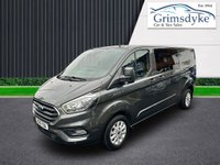 USED 2019 19 FORD TRANSIT CUSTOM 2.0 320 EcoBlue Limited Crew Van Double Cab 5dr Diesel Manual L2 H1 Euro 6 (6 Seat) (170 ps) ** RAC BUYSURE INSPECTED **