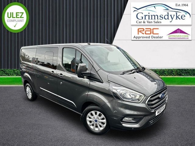 2019 19 Ford Transit Custom 2.0 320 EcoBlue Limited Crew Van Double Cab 5dr Diesel Manual L2 H1 Euro 6 (6 Seat) (170 ps)