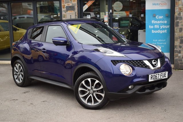 2017 67 Nissan Juke 1.6 DIG-T Tekna SUV 5dr Petrol XTRON 4WD Euro 6 (190 ps)