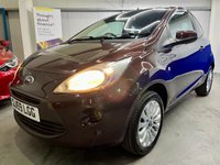 USED 2010 59 FORD KA 1.2 Zetec Hatchback 3dr Petrol Manual Euro 4 (69 ps) &pound;35 Tax,Ins Group 3,Alloys,A/C