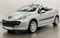 USED 2007 X PEUGEOT 207 1.6 16v GT Convertible 2dr Petrol Manual (155 g/km, 120 bhp) 23040 Miles Super Rare Low Mileage,  1 Owner From New, this rarer GT verision has been dry stored in recent years, bright aluminiun metallic paint, black leather premium interior heated seats