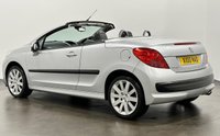 USED 2007 X PEUGEOT 207 1.6 16v GT Convertible 2dr Petrol Manual (155 g/km, 120 bhp) 23040 Miles Super Rare Low Mileage,  1 Owner From New, this rarer GT verision has been dry stored in recent years, bright aluminiun metallic paint, black leather premium interior heated seats